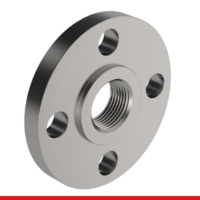 F3-FRTR 1 in 300# Raised Face T316L Stainless Steel Threaded Flange
